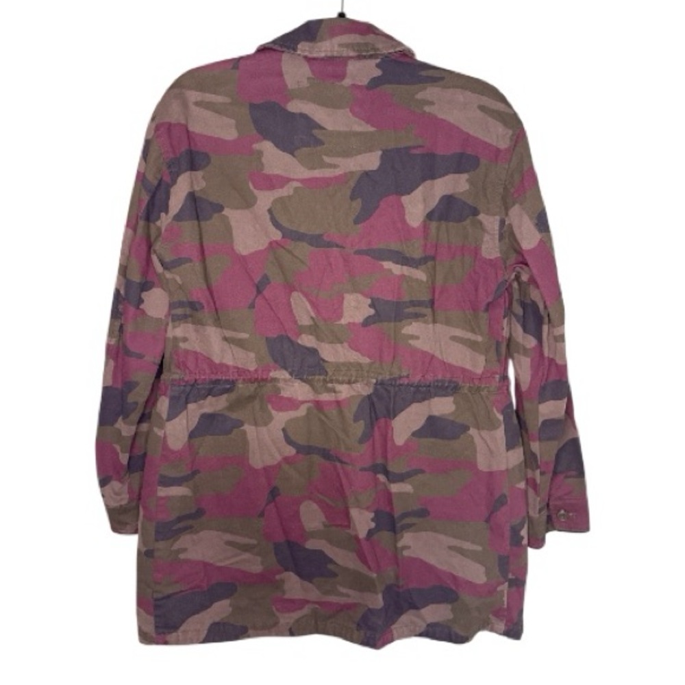 Levi's Oversized Military Filed Jacket in Purple Camo Cotton Pockets size Small - Picture 5 of 8